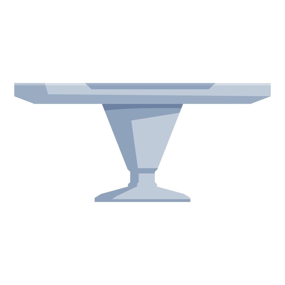 Modern empty podium tribune rostrum table for conference or business presentation vector