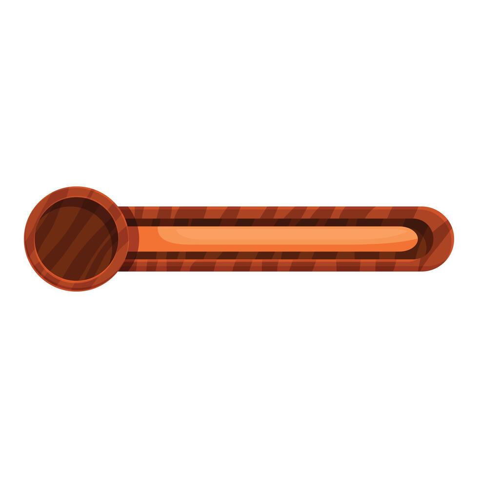 Wooden progress bar showing loading status with a circular handle vector