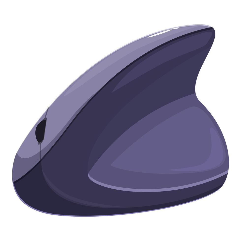 Ergonomic vertical mouse promoting healthy wrist posture vector