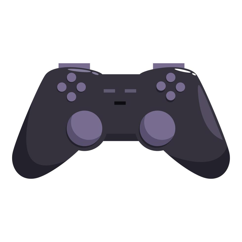 Modern wireless gamepad controller for playing videogames vector