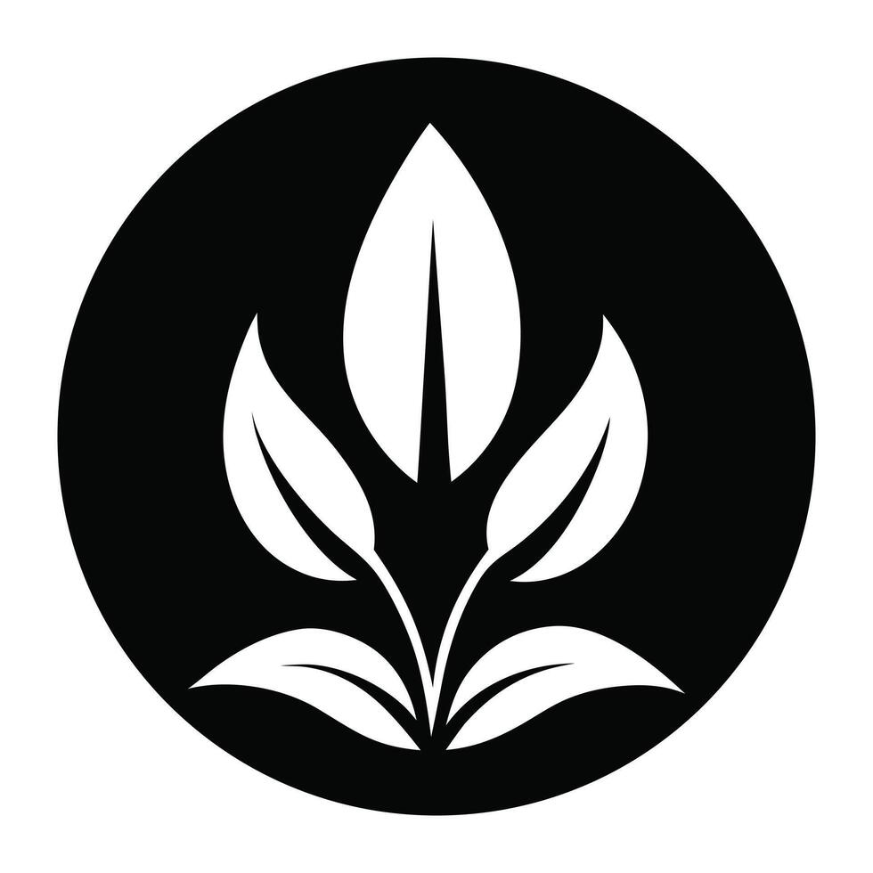 Leaf logo. Leaf silhouette. Eco leaf logo concept. Green leaf logo vector