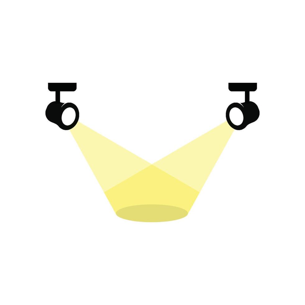 spotlight icon design vector