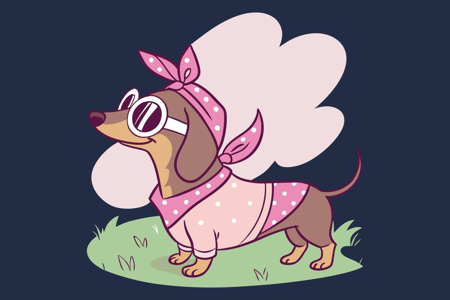 Hot Dog Happiness vector