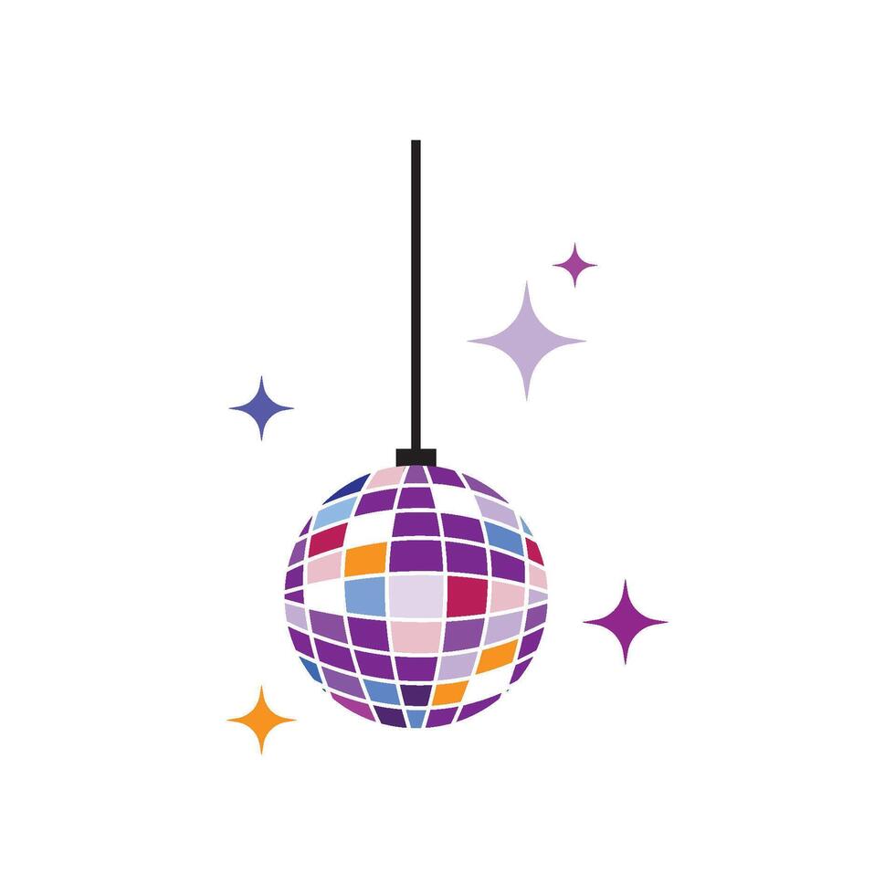 disco ball icon vector