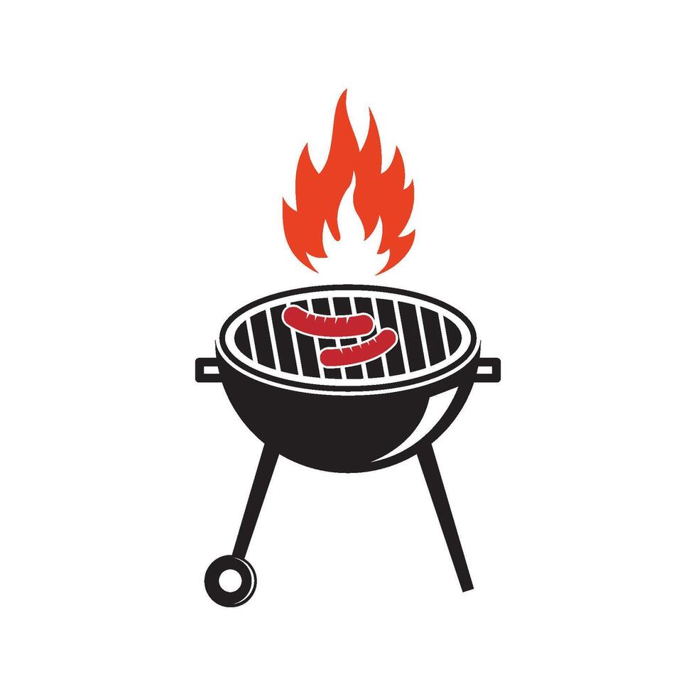 roaster flat design vector