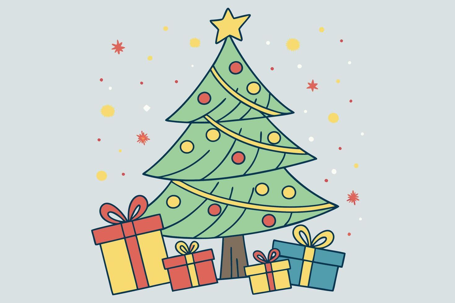 Gifts of Love and Joy vector