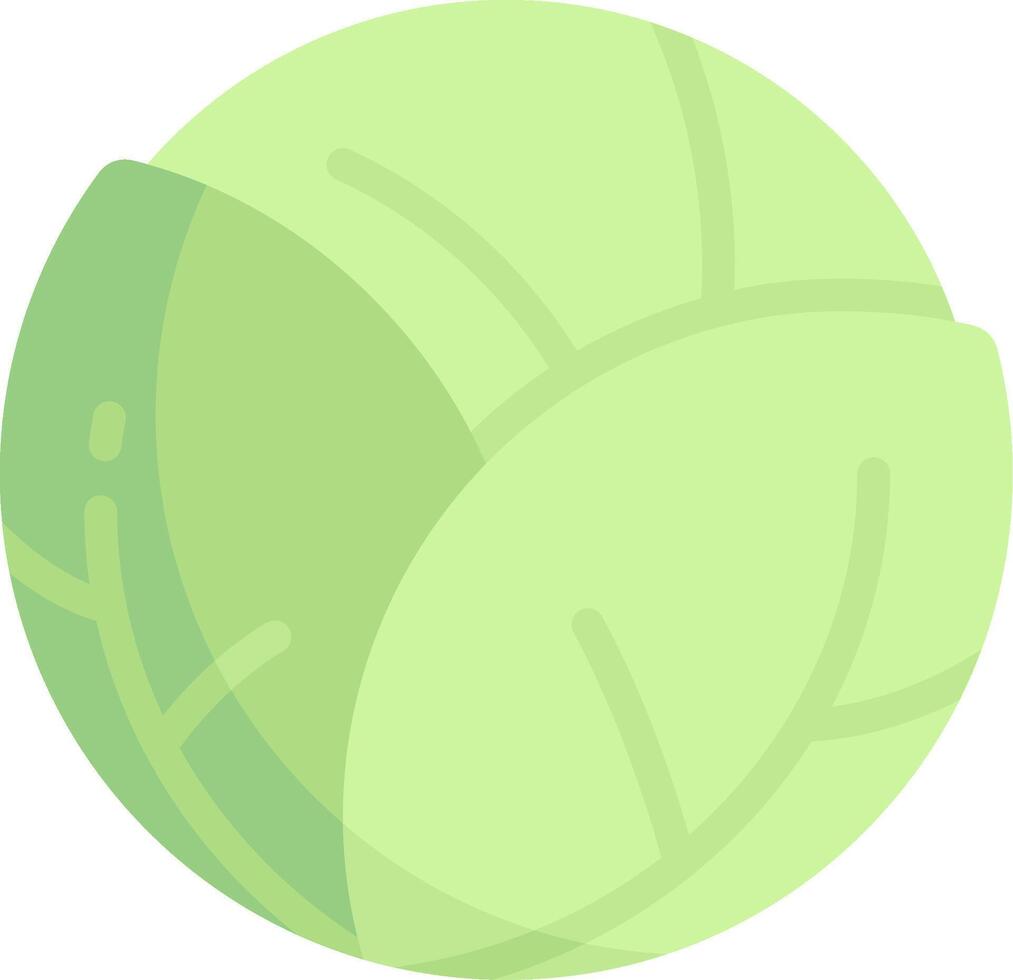 A green leafy vegetable in a circle vector