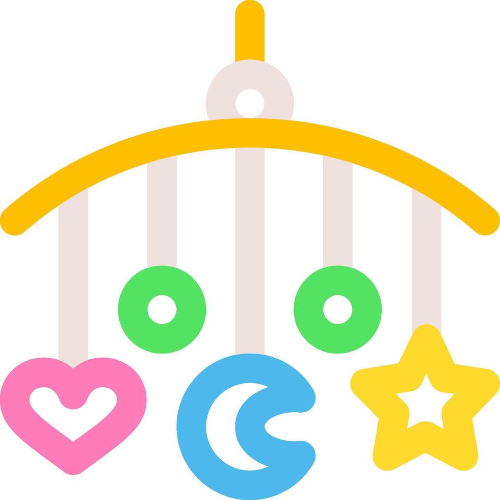 Baby crib clipart vector