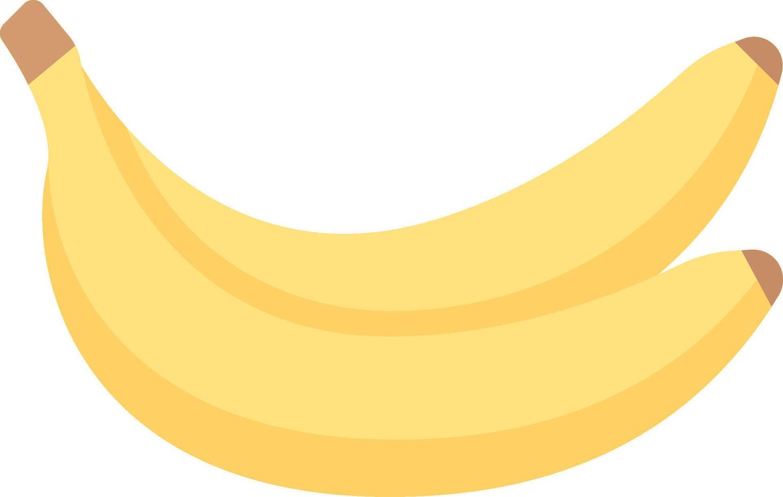 A banana is shown on a white background vector