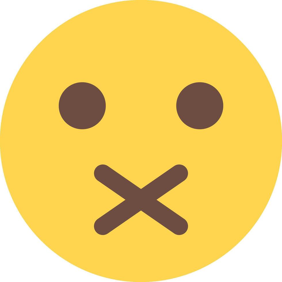 A yellow smiley face with a frown face vector