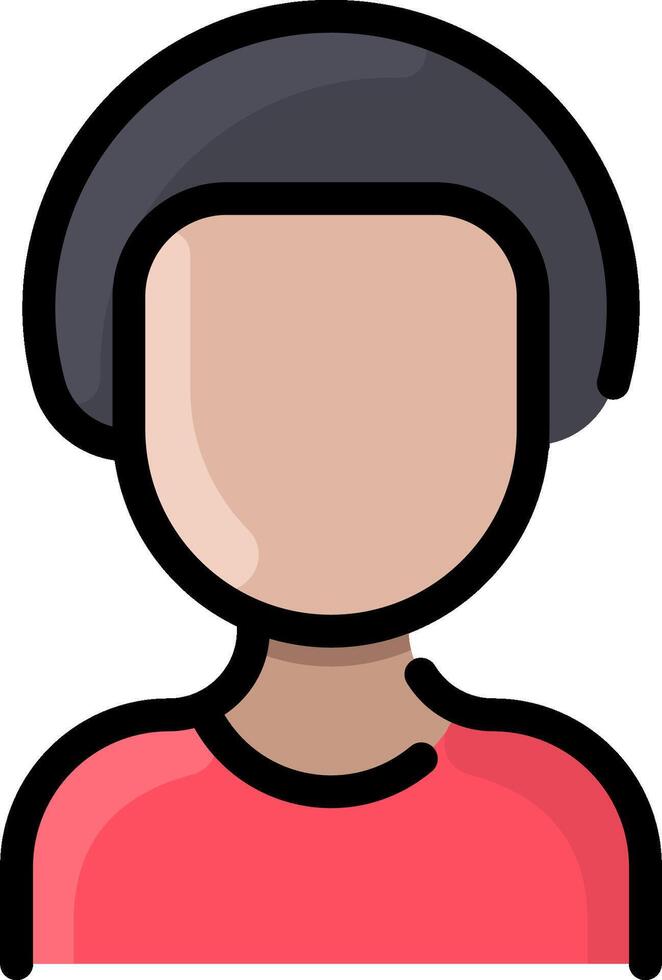 A person with a black hat on their head vector