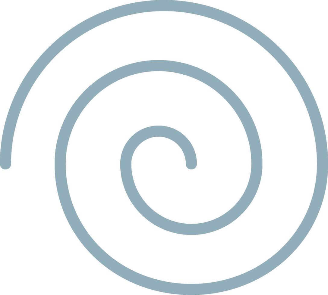 A spiral is shown in a blue and white design vector