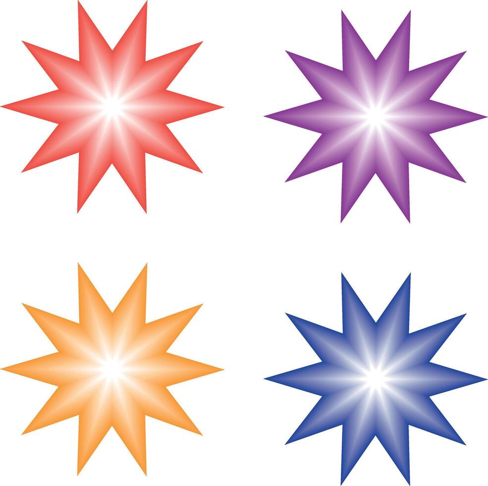 Modern and colorful Star Design vector