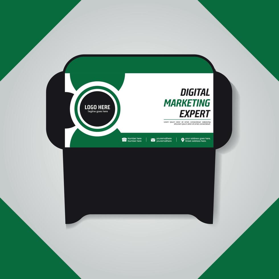 Sophisticated and Printable Envelope Design vector