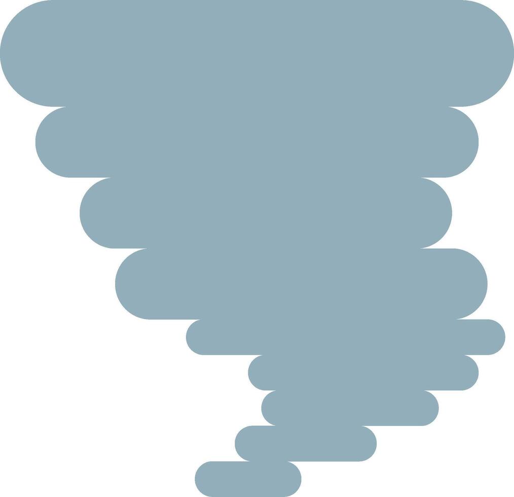 A tornado cloud icon on a white background vector