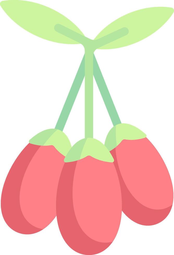 A bunch of berries with leaves on them vector