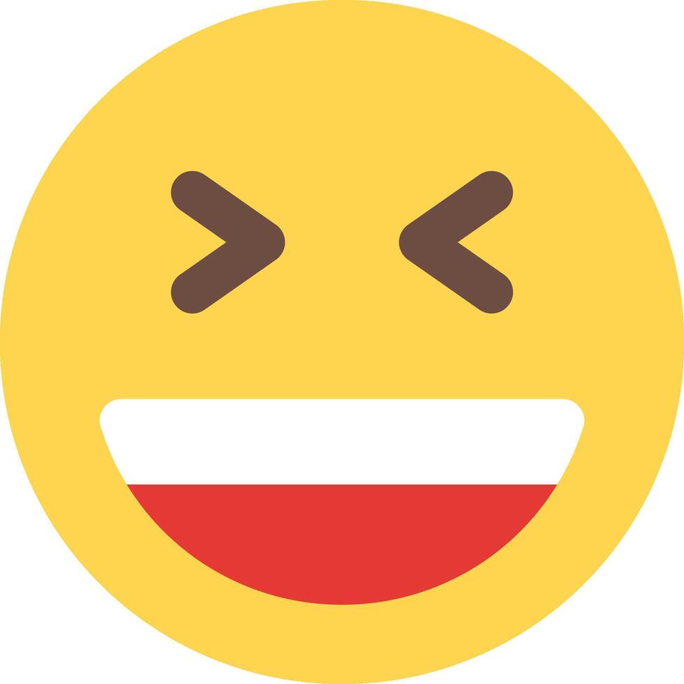 A smiley face with a red tongue vector