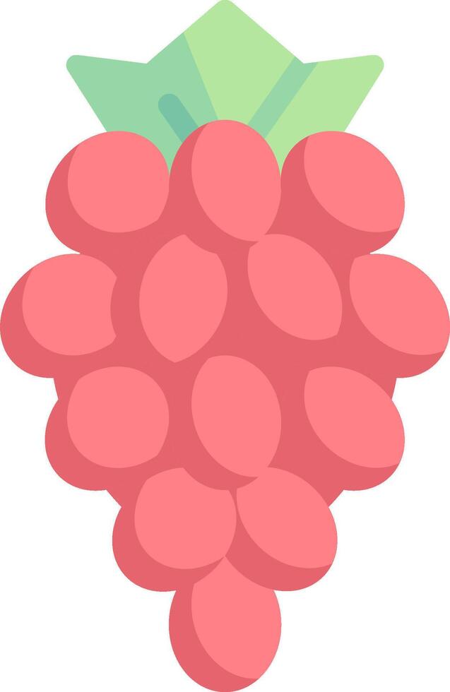 A bunch of grapes on a white background vector