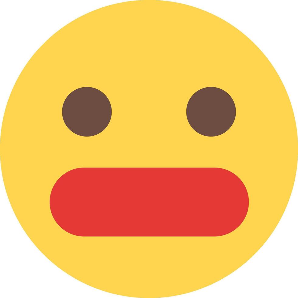 A yellow emoticion with a red nose vector