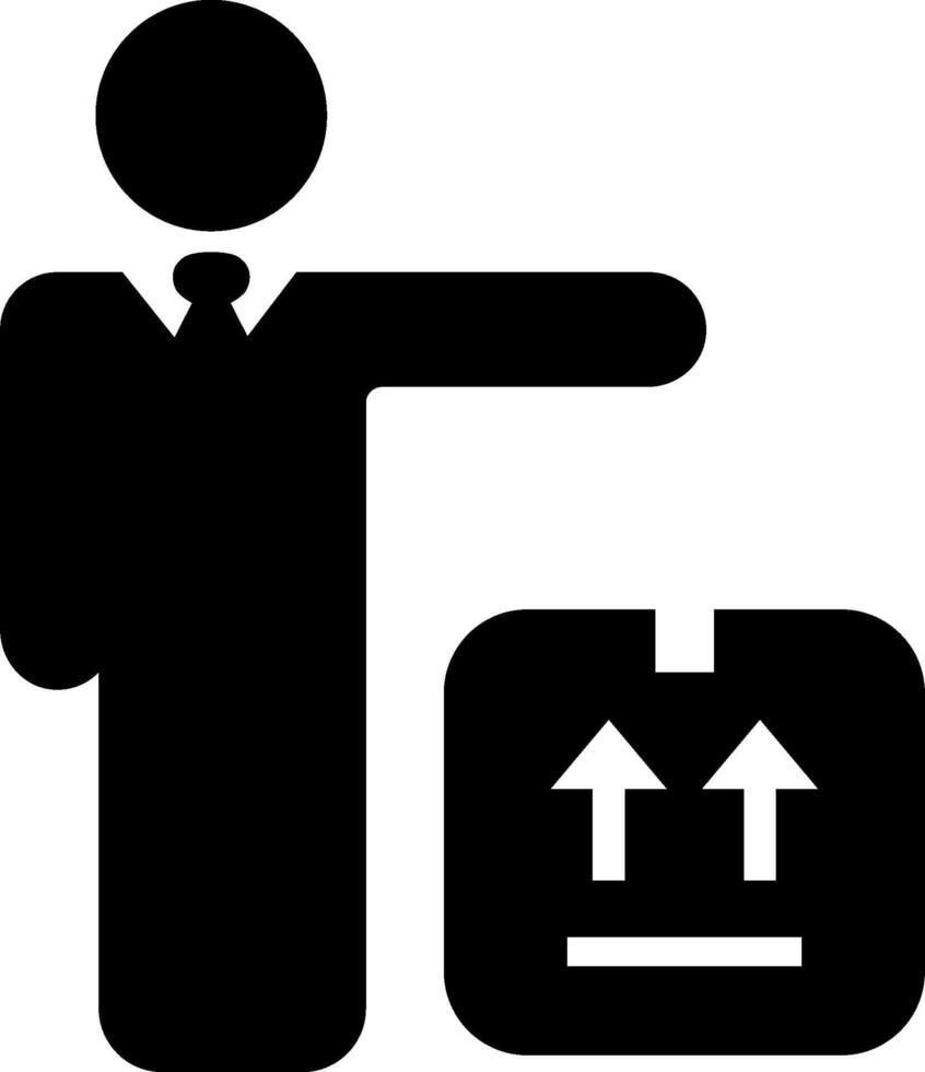 A man in a suit holding a suitcase with an arrow pointing up vector