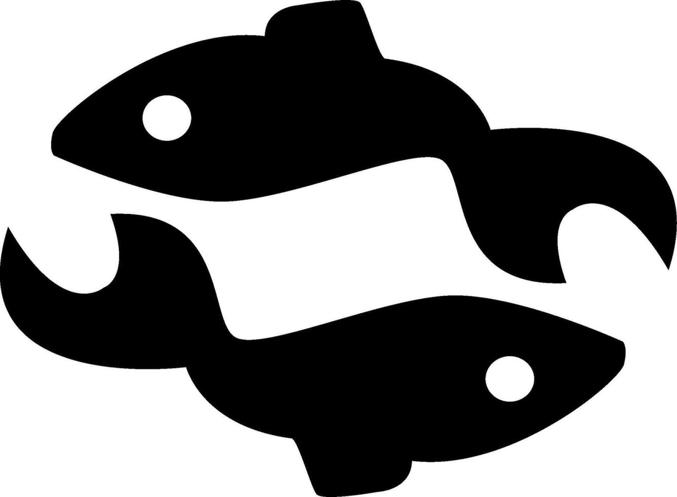 Pisces zodiac sign clip art vector