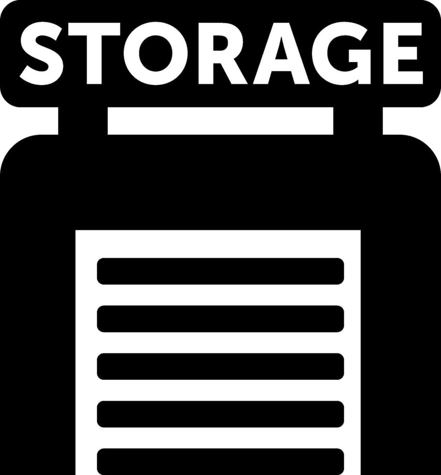 Storage icon illustration vector