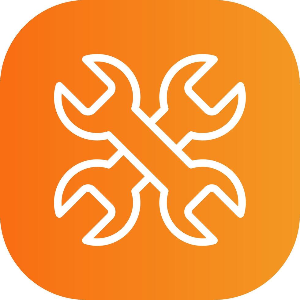 Wrench Colorful Icon vector
