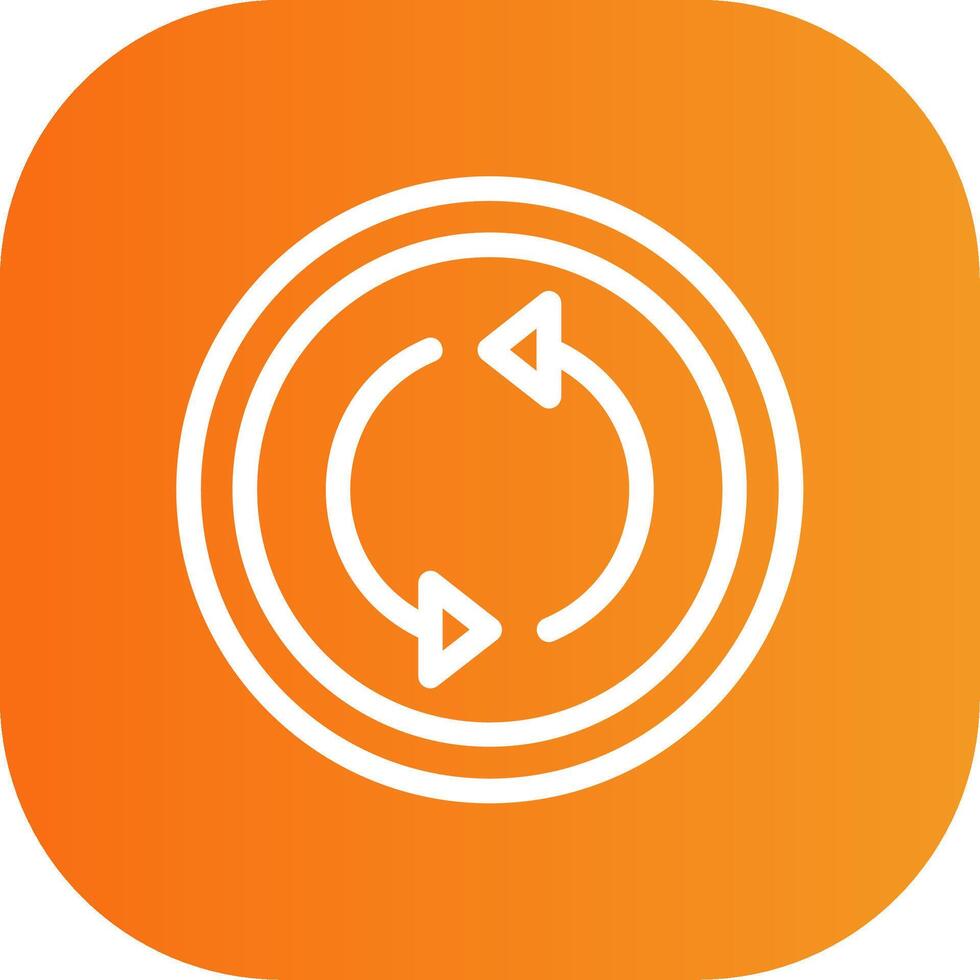 Roundabout Colorful Icon vector