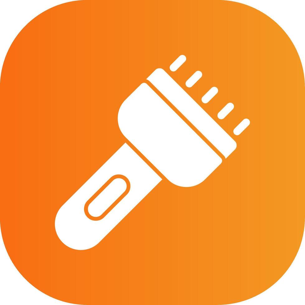 Flash Light Colorful Icon vector