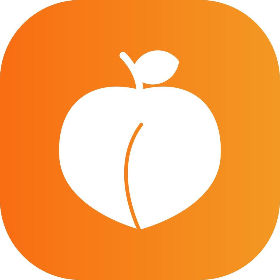 Peach Colorful Icon vector