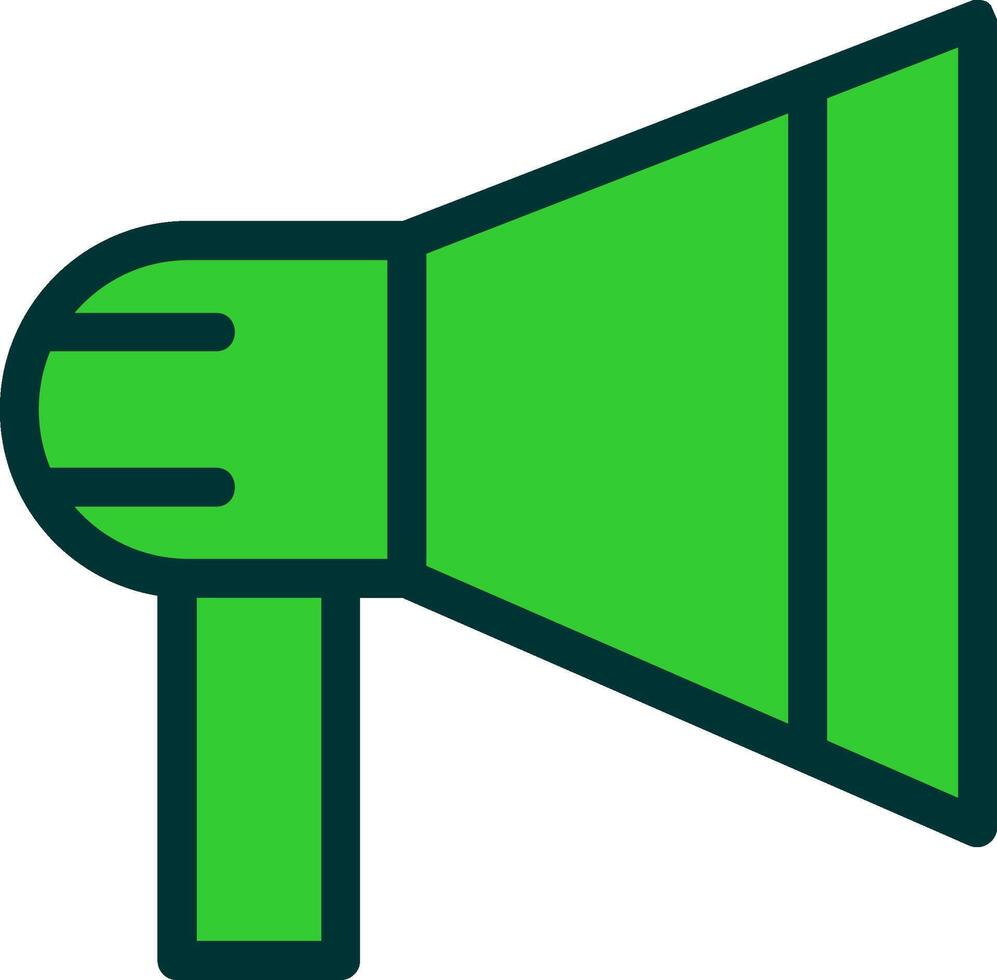 Mega Phone Colorful Icon vector