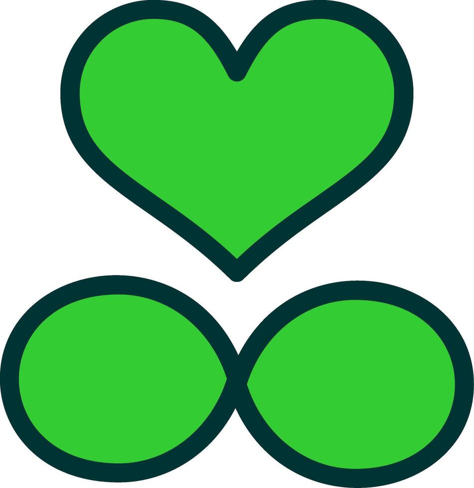 Infinite Love Colorful Icon vector