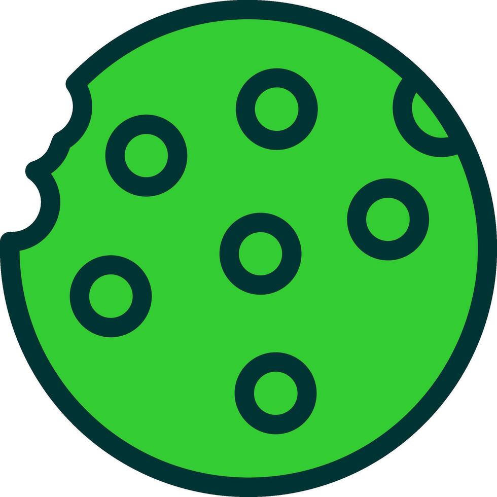 Cookie Colorful Icon vector