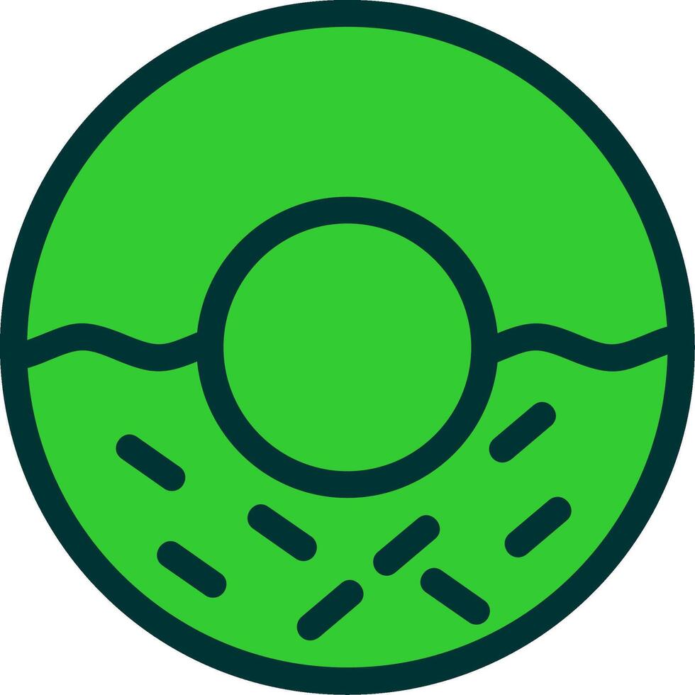 Donut Colorful Icon vector