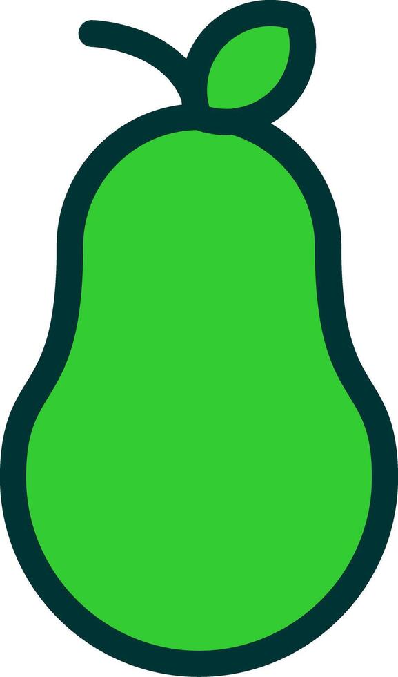 Pear Colorful Icon vector