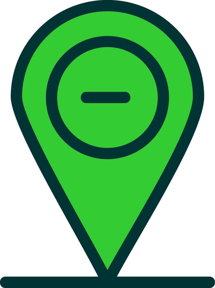 Pin Location Colorful Icon vector