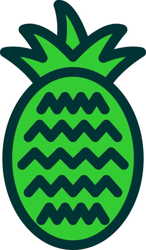 Pineapple Colorful Icon vector