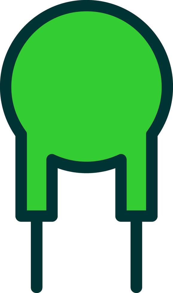 Capacitor Colorful Icon vector