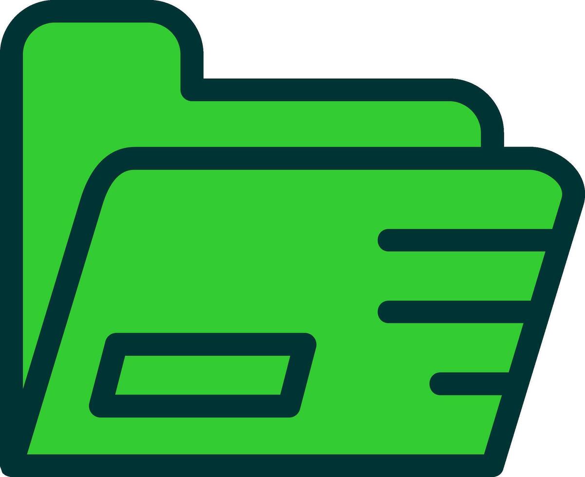 Folder Colorful Icon vector