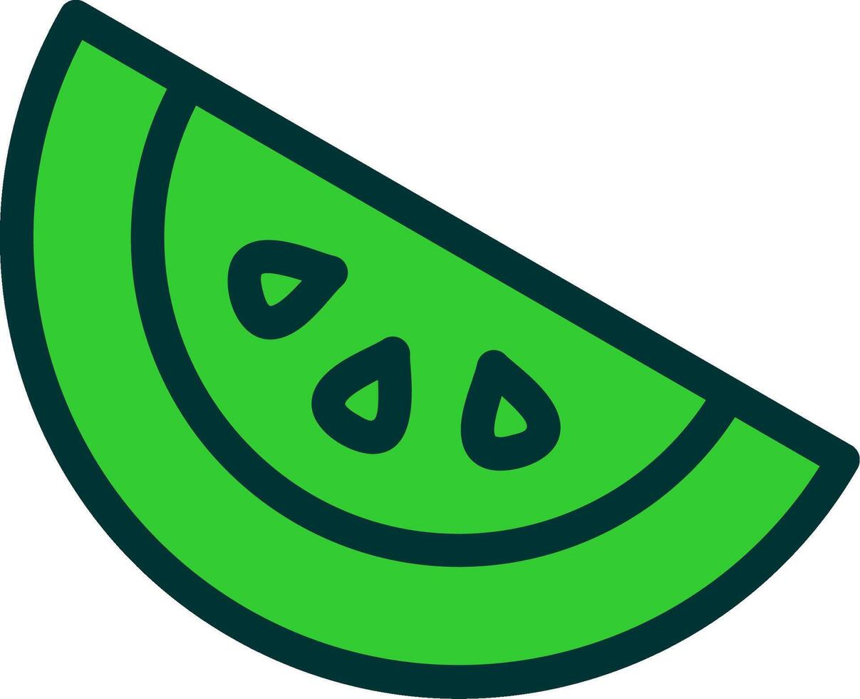 Melon Colorful Icon vector