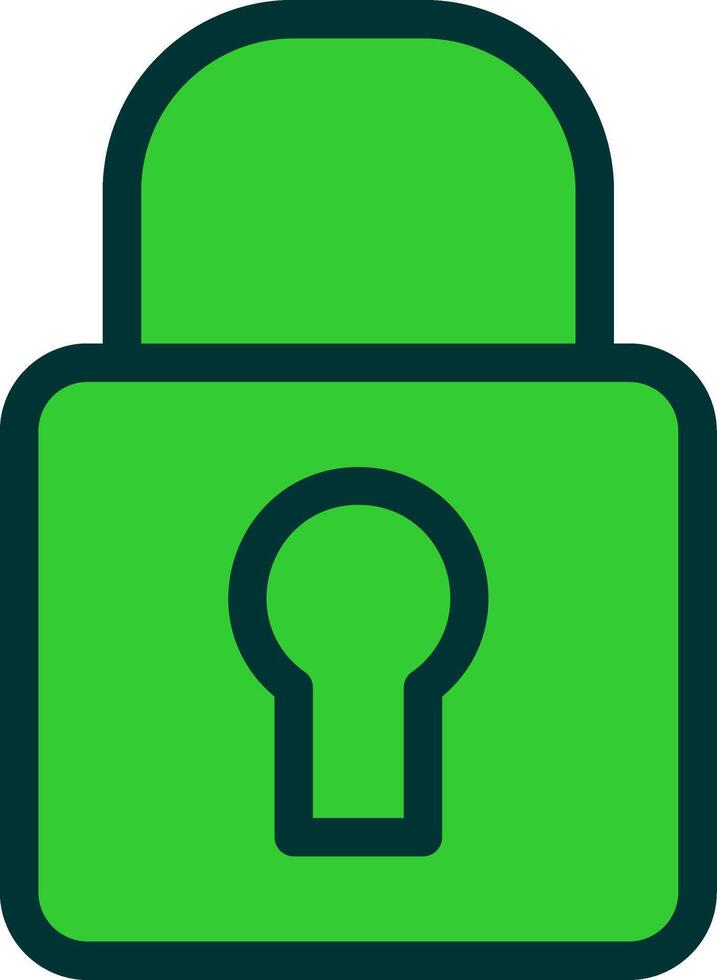 Padlock Colorful Icon vector