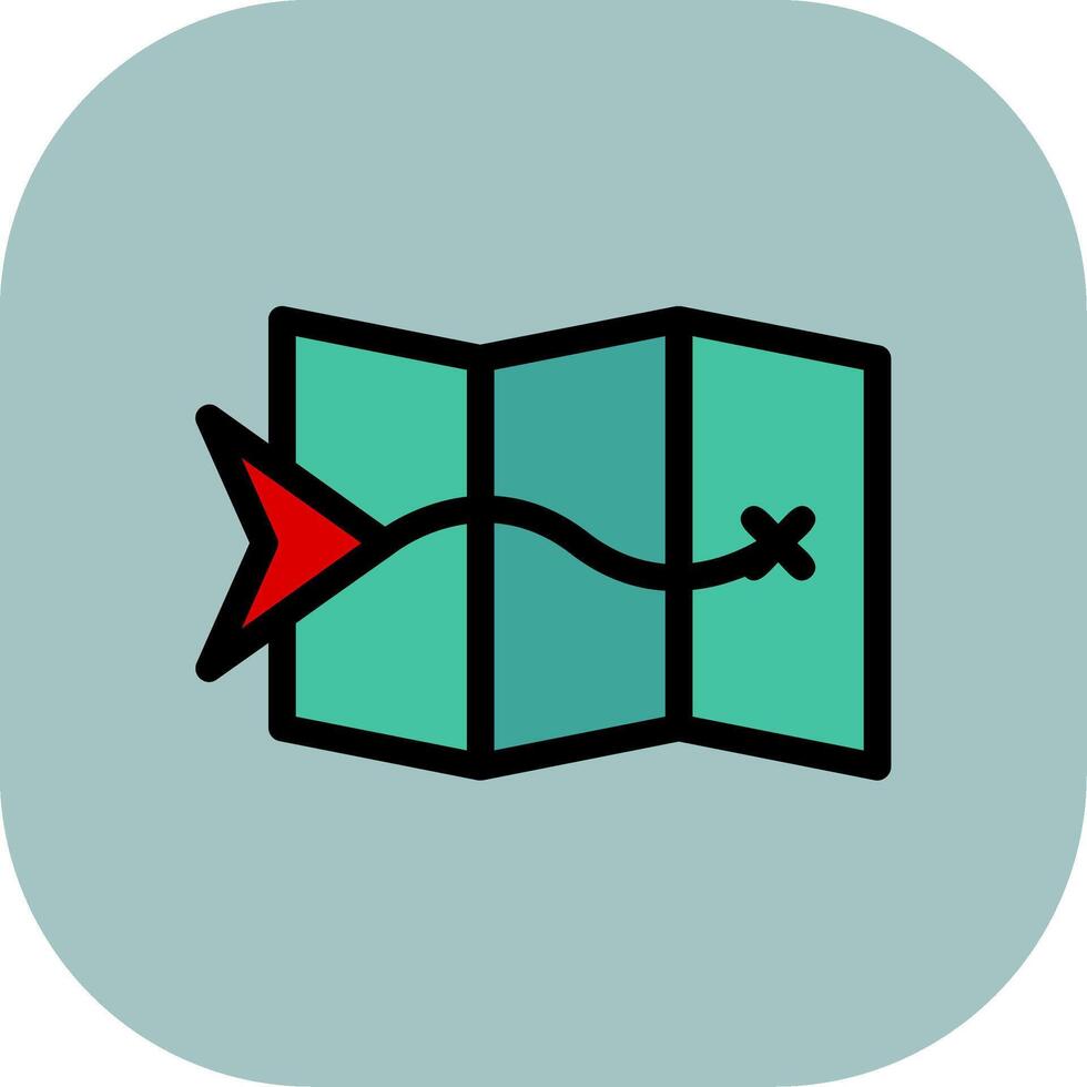 Navigate Colorful Icon vector