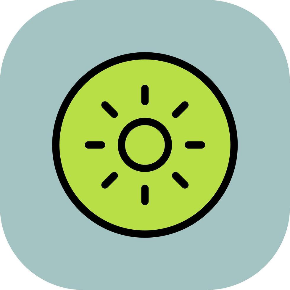 Kiwi Colorful Icon vector
