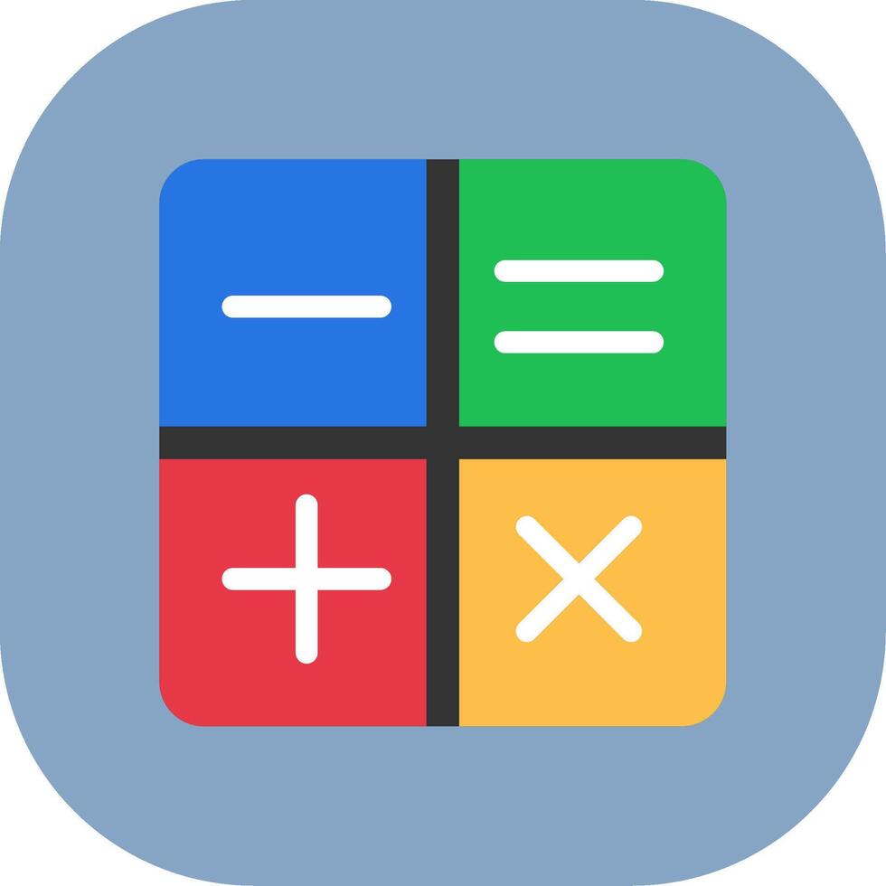 Calculator Colorful Icon vector