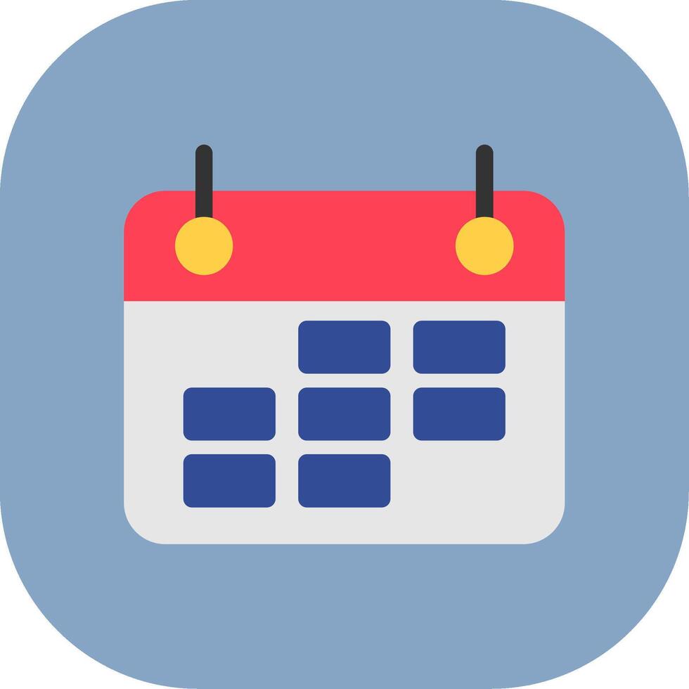 Calendar Colorful Icon vector