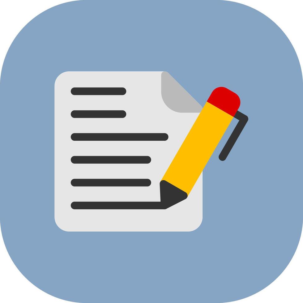 Contract Colorful Icon vector