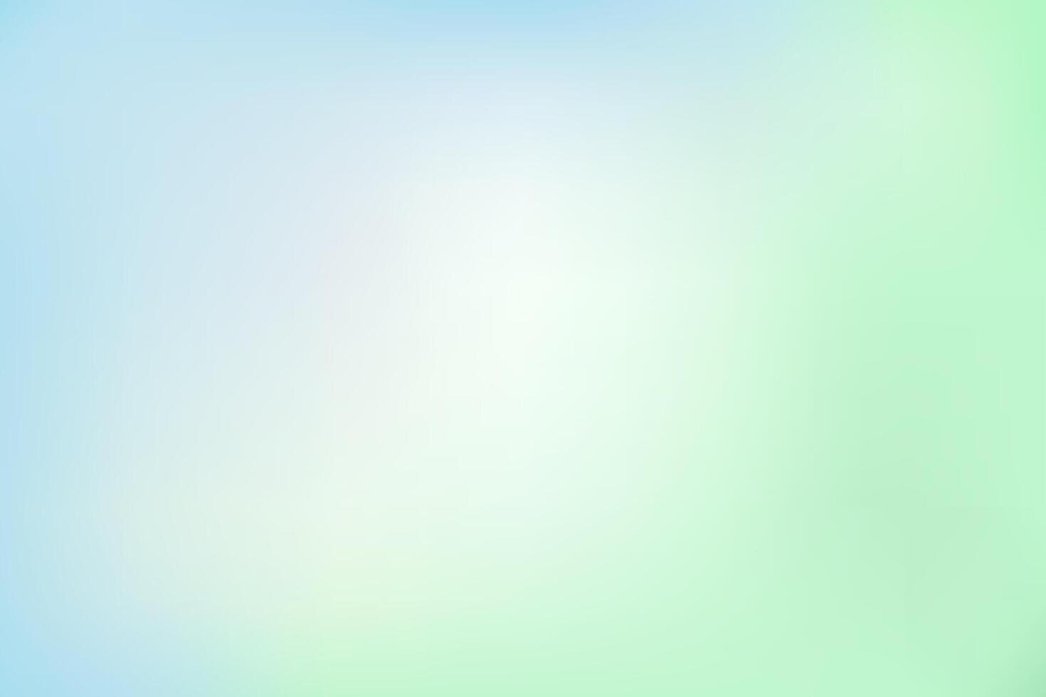 Abstract blurred background. Liquid gradient green, blue, white colors. vector