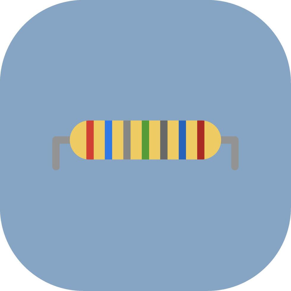 Resistor Colorful Icon vector