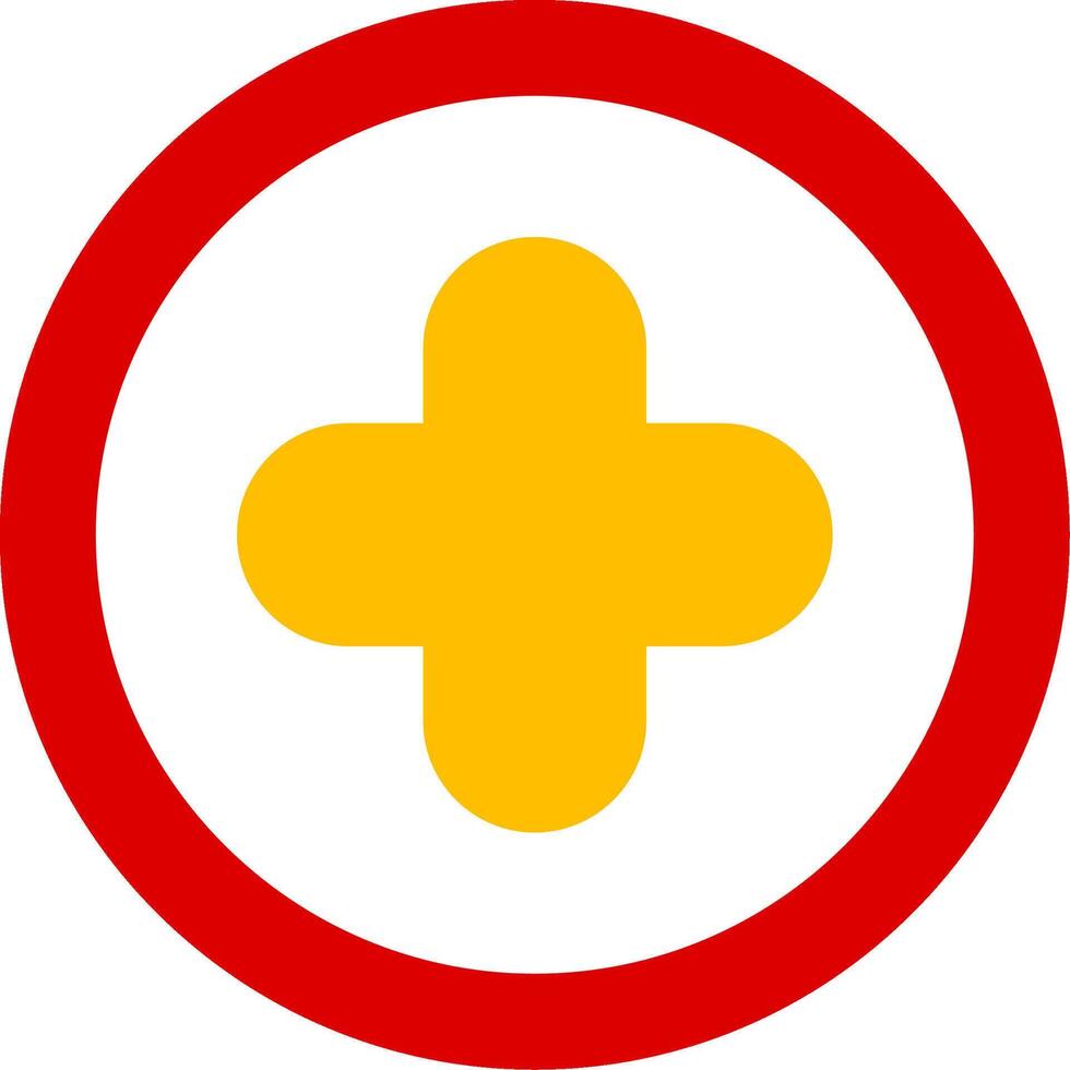 Hospital Colorful Icon vector