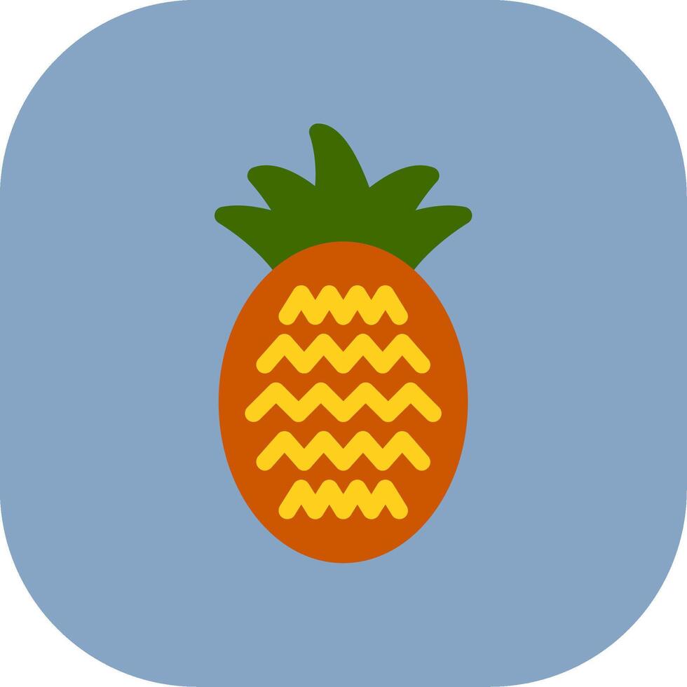 Pineapple Colorful Icon vector